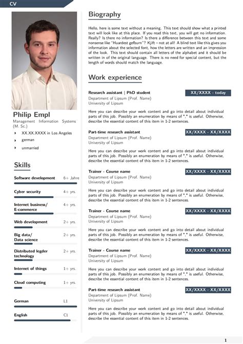 15+ LaTeX Resume Templates and CV Templates for 2021