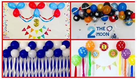 Simple Decoration For Birthday Party At Home For Boy s