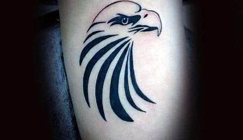 Simple Eagle Tattoo 80 Chest Designs For Men Manly Ink Ideas
