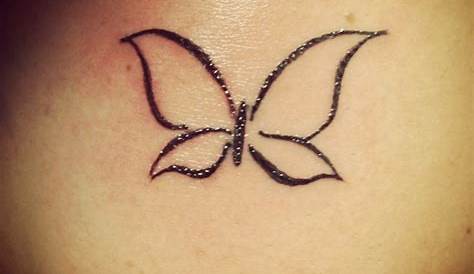 Simple Easy Butterfly Tattoo Designs Free