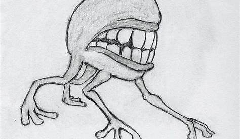 Scary Monster Drawings | Free download on ClipArtMag