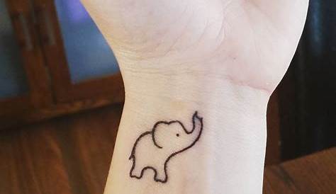 Simple Elephant Tattoo Pin By Allison Rose On Pins And Needles