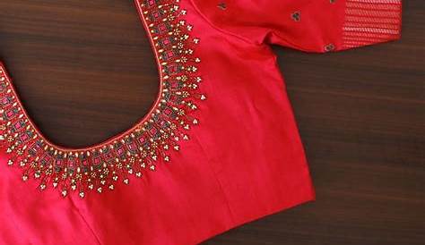 Simple Embroidery Designs For Blouse Back Neck Pin By Sanju773833 On