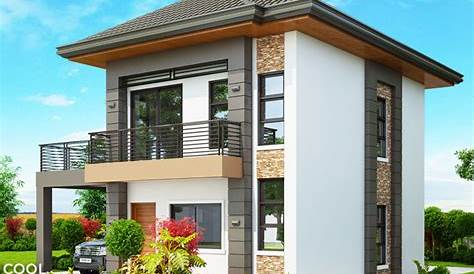 Simple Filipino 2 Storey House Design With Floor Plan 14 And For Small Spaces In