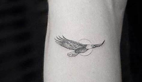 Simple Flying Eagle Tattoos 65+ Small Tattoo Designs And Ideas For Men Style