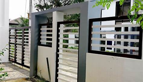 Simple Gate Design For Small House Philippines Home Modern