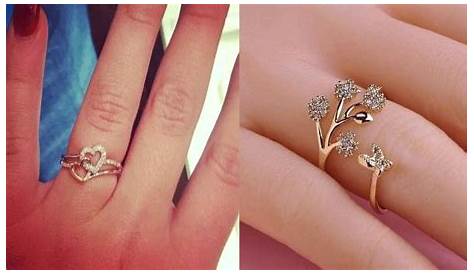 Simple Gold Finger Ring Design s Sun Shape High Quality Wedding