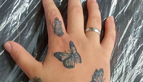 Simple Hand Butterfly Tattoo 101 Cute Designs To Get That Charm