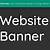 simple html banner code