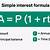 simple interest rate formula