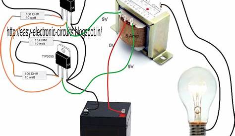 Simple Inverter Circuit Diagram 12v To 220v 12V DC 220V AC