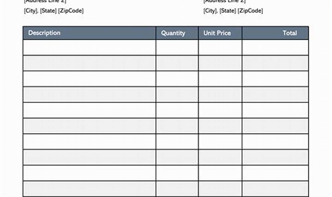 Simple Invoice Template in Excel: A Comprehensive Guide