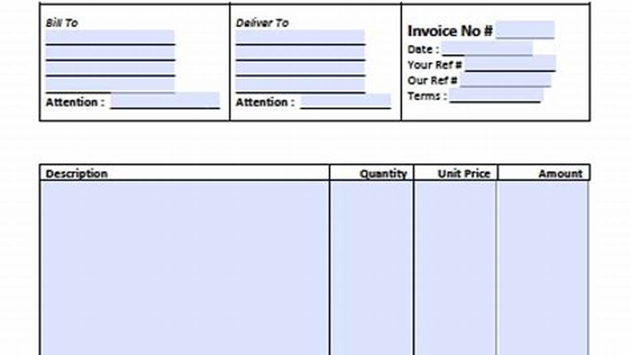 Simple Invoice Template For Free: A Comprehensive Guide