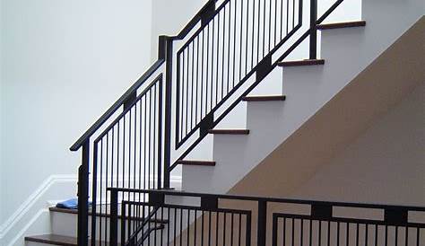 Simple Iron Railing Design For Stairs Nice Handrail Example Exterior Steps,