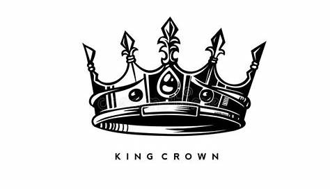 Outline Simple King Crown Tattoo Designs