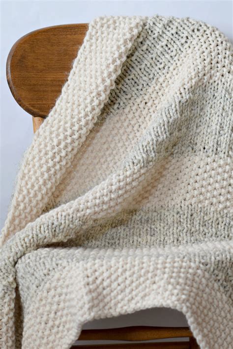 Knitted Afghan Patterns Free Easy Heirloom Knit Blanket