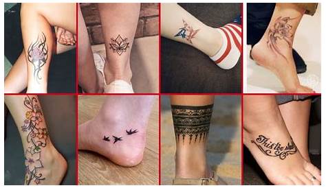 Simple Leg Tattoo Designs For Girls With Stars Women On