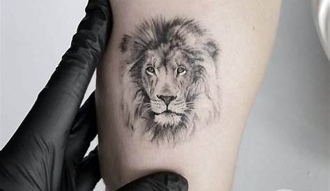 Simple Lion Head Tattoo 78 Ideas Which You Like // February, 2021