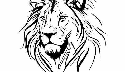 Simple Lion Outline Tattoo , HD Png Download , Transparent