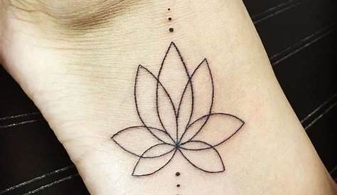 Simple Lotus Flower Tattoo 73 s Designs Mens Craze