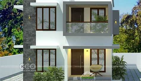 Simple Low Cost House Front Design In Kerala With Plan & Photos 991 Sq Ft KHP