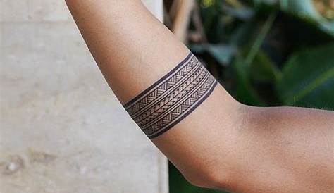 Simple Maori Armband Tattoo Arm Band , Band Designs