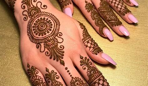 Simple Mehndi Tattoo Designs For Girls Beautiful Queen Of Hearts On Hand Cute