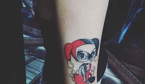Simple Minimalist Harley Quinn Tattoo s Meanings, Designs & Ideas