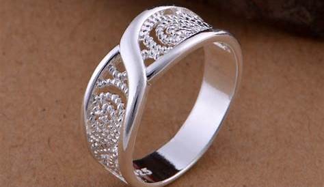 Simple Modern Silver Ring Design Latest Sample s 925 Women