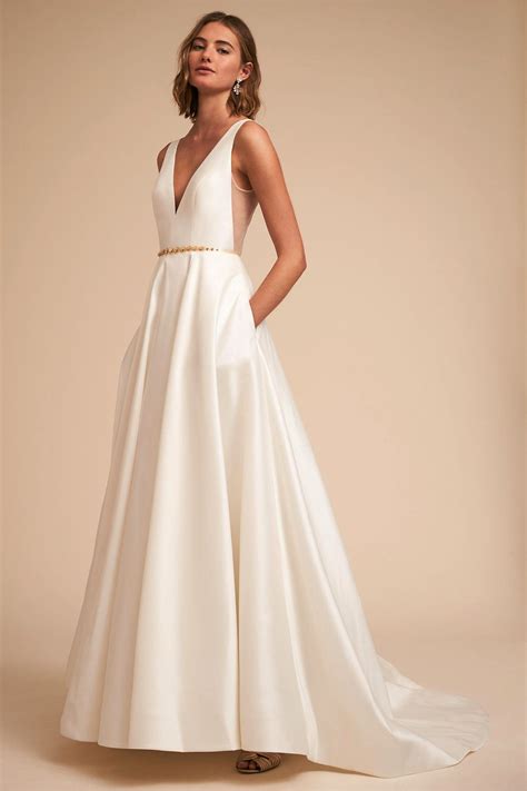 Elegant Simple Modern Wedding Gown Designs wedding