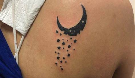 Simple Moon And Stars Tattoo s Designs, Ideas Meaning s For You