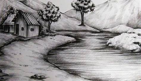 Simple Pencil Drawing Pictures Of Nature AshArt Gallariee! Sketches , Landscape