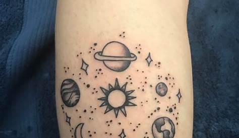 Simple Planet Tattoo 40 Lovely Designs And Meanings Page 4 Of 4