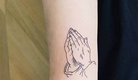 Simple Praying Hands Tattoo 120 Best To Remind Of Your Spiritual