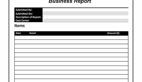 Template On How To Write A Report - Sample Design Templates