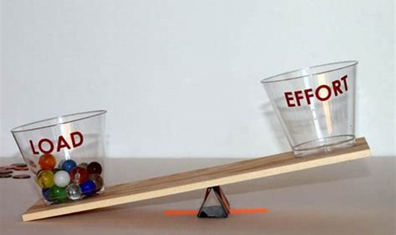 simple science experiment lever