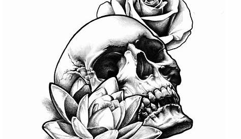 Simple Skull And Rose Tattoo s Nick Davis Artist