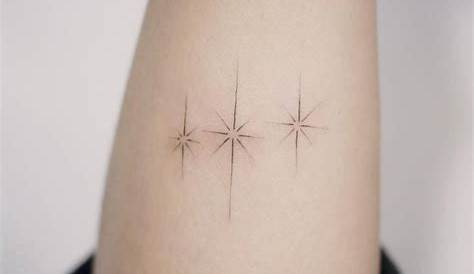 Simple Small Star Tattoo Designs 40 s For Men Luminous Ink Design Ideas