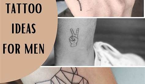 40 Interesting Small Tattoo Designs for Men with New Ideas