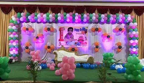 Simple Stage Decoration For Birthday Party Pin By BALLOONS NETWORK PARTY DESIGN On Debut s