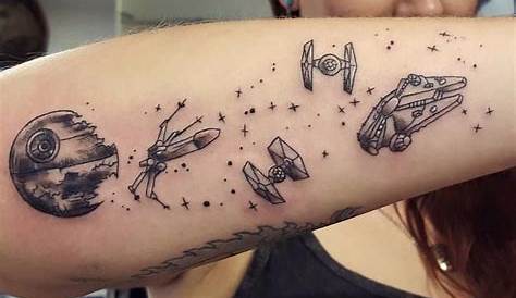 Simple Star Wars Tattoo Designs Minimalist Empire In 2020 Nerd