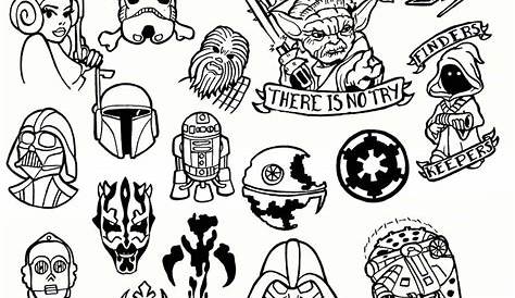 Simple Star Wars Tattoo Flash Pin On Incredible Ink