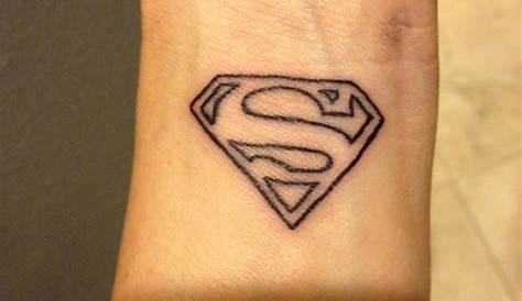 14 Graceful Superman Wrist Tattoos