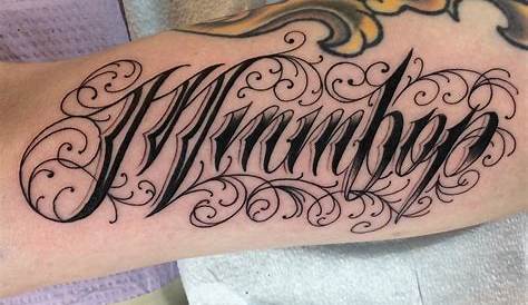 Simple lettering. By Patrick Simple lettering, Tattoo