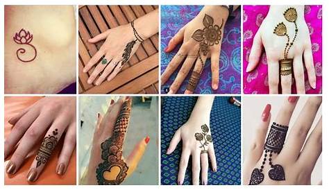 Simple Tattoo Mehndi Design For Girls 650 And Easy Henna s On Hand Girl Pictures