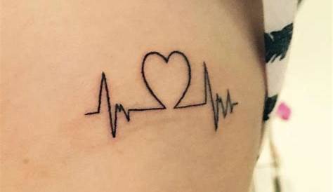 35 Satisfying Heartbeat Tattoo Designs, Ideas & Images