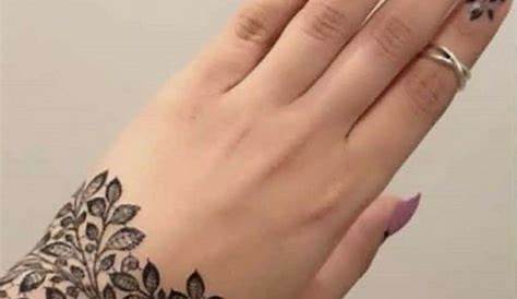 Simple Henna Tattoo On Hand Henna tattoo hand, Henna
