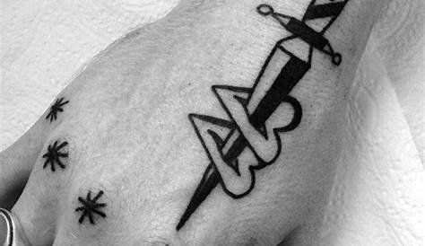 Simple Tattoos For Men On Hand In Words 25 Best Finger Cool Design Ideas (2021 Guide)