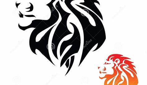 Transparent Lion Head Png Tribal Lion Tattoo Design