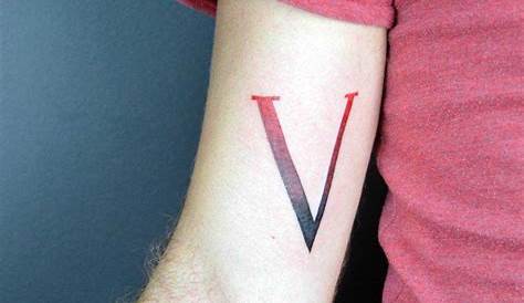 Simple V Tattoo Design 50 Letter s, Ideas And Templates